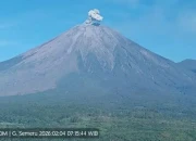 Gunung Semeru Meletus Tujuh Kali dalam Tiga Jam