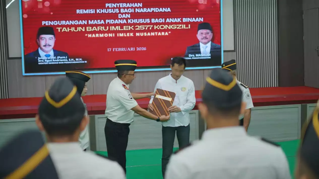 WNA di Lapas Surabaya Terima Remisi Khusus