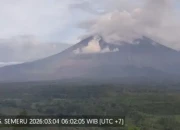 Gunung Semeru Didominasi Gempa Letusan, Masyarakat Diminta Waspada Radius Bahaya
