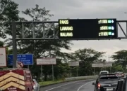 H-1 Lebaran, Arus Lalu Lintas di Pintu Tol Malang Terpantau Lancar