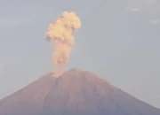 Gunung Semeru Kembali Erupsi Sebanyak 11 Kali pada Minggu Pagi