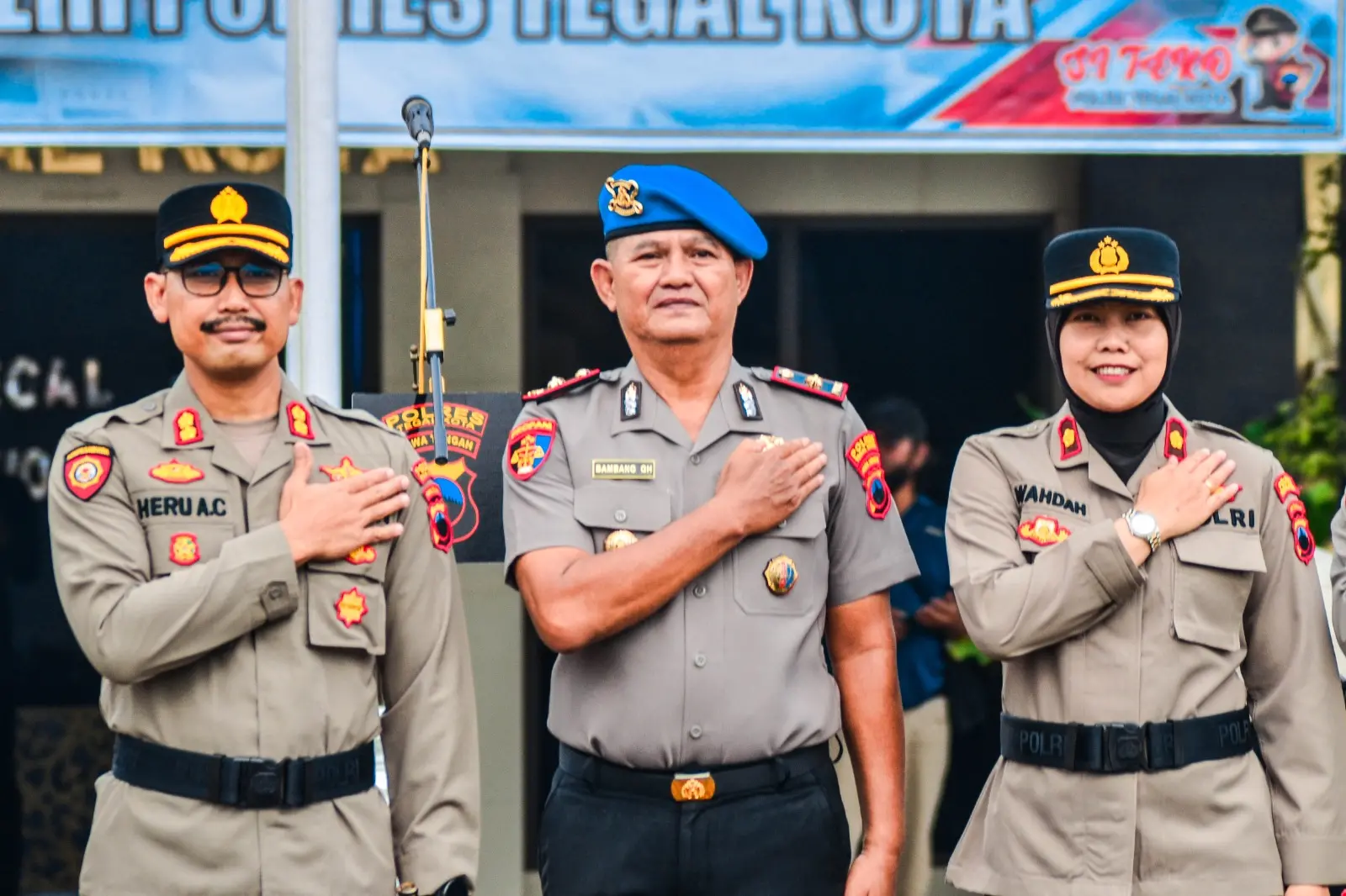Jelang Pensiun, Perwira Polres Tegal Kota