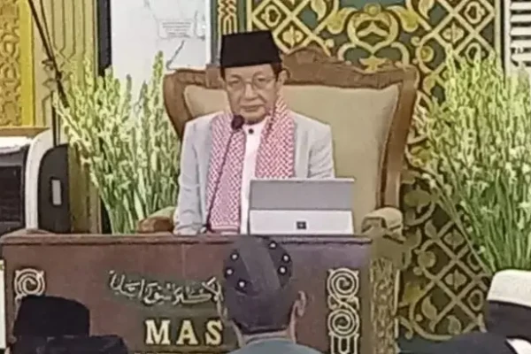 Di Surabaya, Menag Nasaruddin Umar Ingatkan Masyarakat Tak Menghakimi Potongan Ceramah