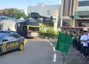 PWNU Jatim Lepas 15 Armada Bus Mudik Gratis 2026