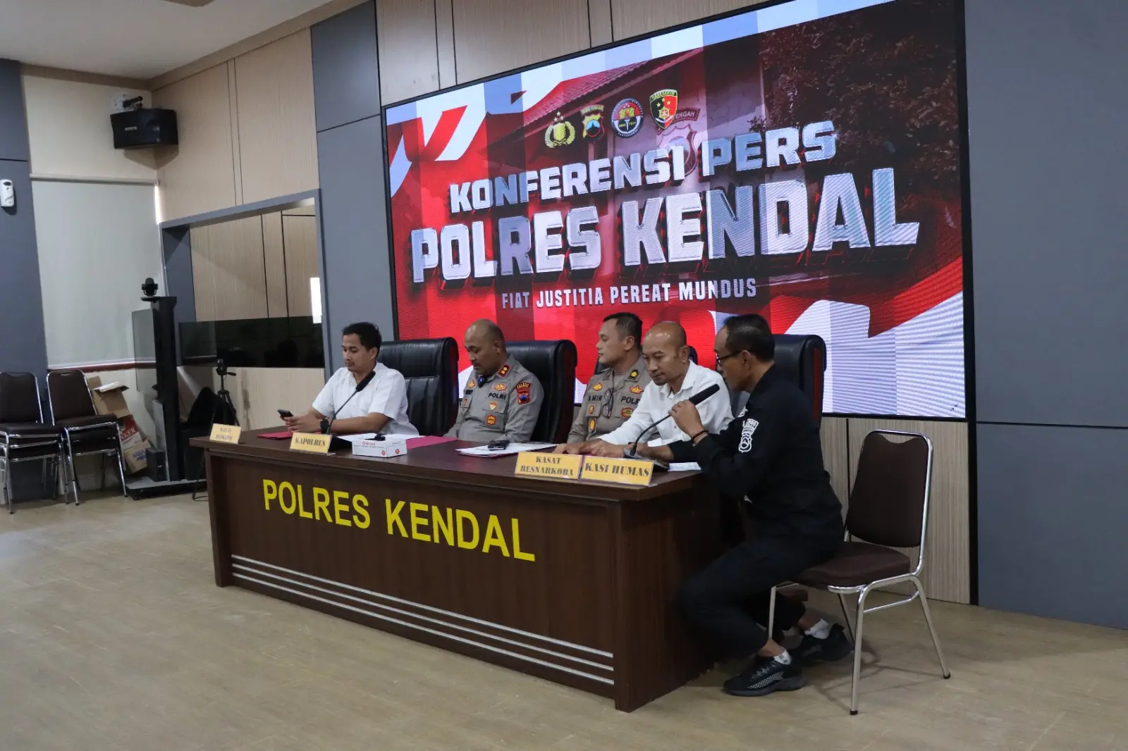 Polres Kendal Ungkap Penyerangan Polisi
