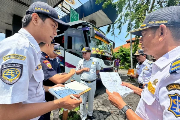 Dishub Surabaya Perketat Pemeriksaan Armada Bus Jelang Puncak Mudik 17 Maret
