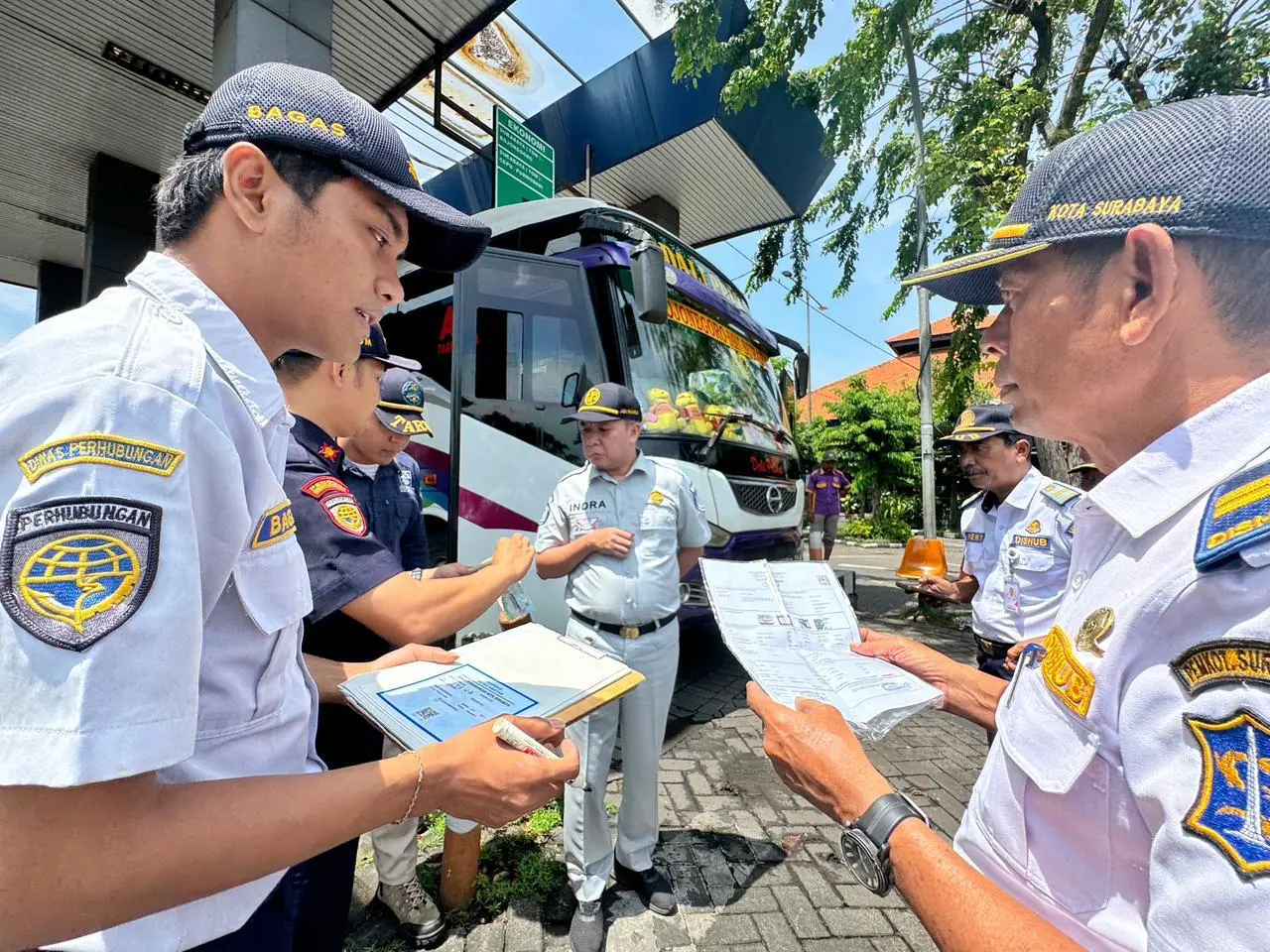 Ramp Check Bus di Terminal