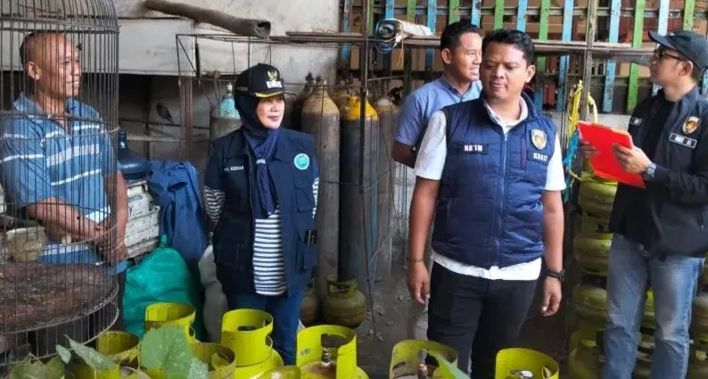 Wakil Bupati Bojonegoro, Nurul Azizah,ngecek SPBE