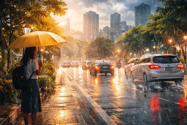 Panas Menyengat Seharian, Sore Berpotensi Hujan: Cuaca Surabaya Hari Ini Bikin Warga Harus Siaga