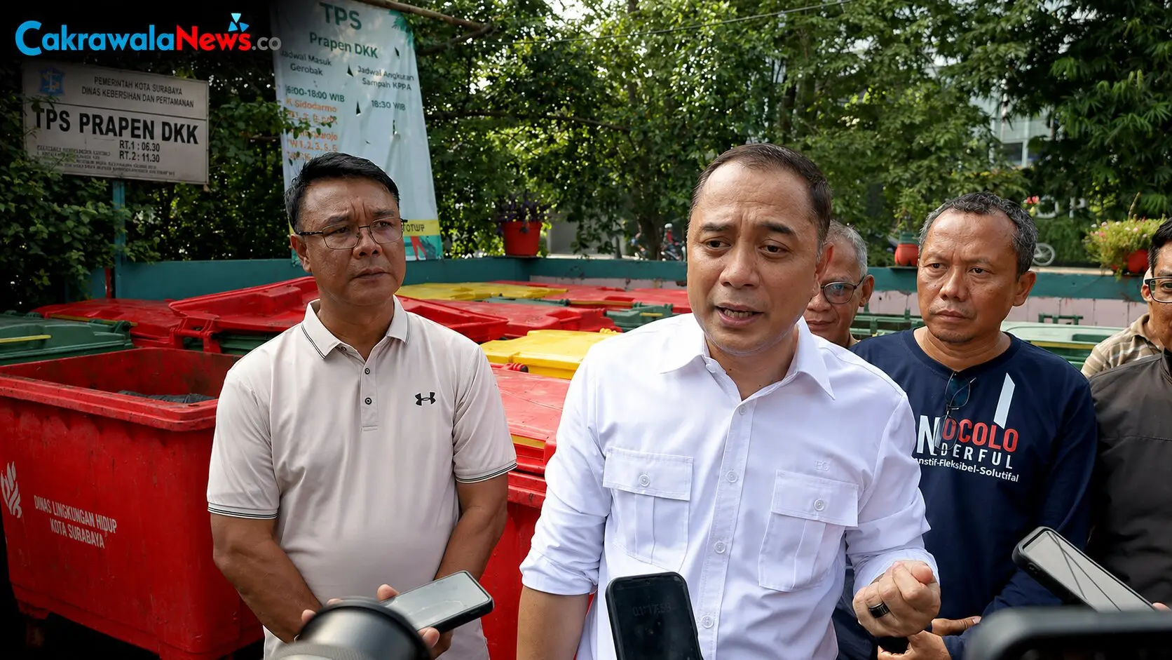 eri cahyadi sidak tps prapen hitung kebutuhan tongbin sampah
