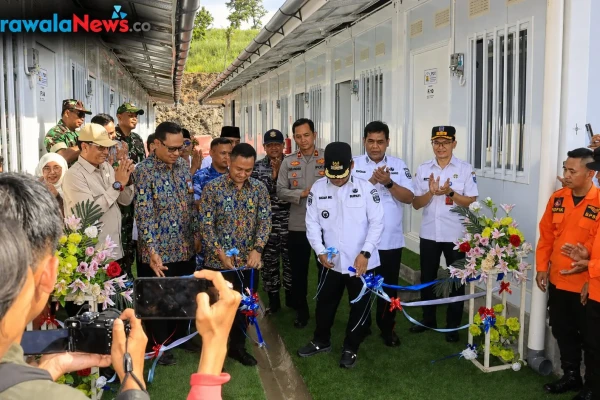 Polri Hadir Dukung Pemulihan Warga, 456 Huntara Diserahkan Di Padasari