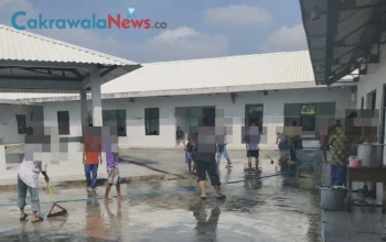 Foto Keempat Pelaku Dijatuhi Sanksi Sosial Minggu (12/4/2026)