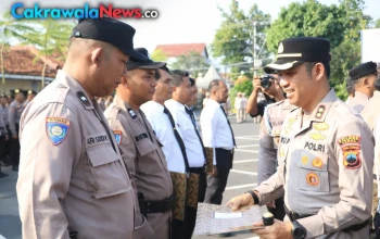 Sebanyak 15 Anggota Polres Tegal Terima Penghargaan atas Prestasi dan Dedikasi
