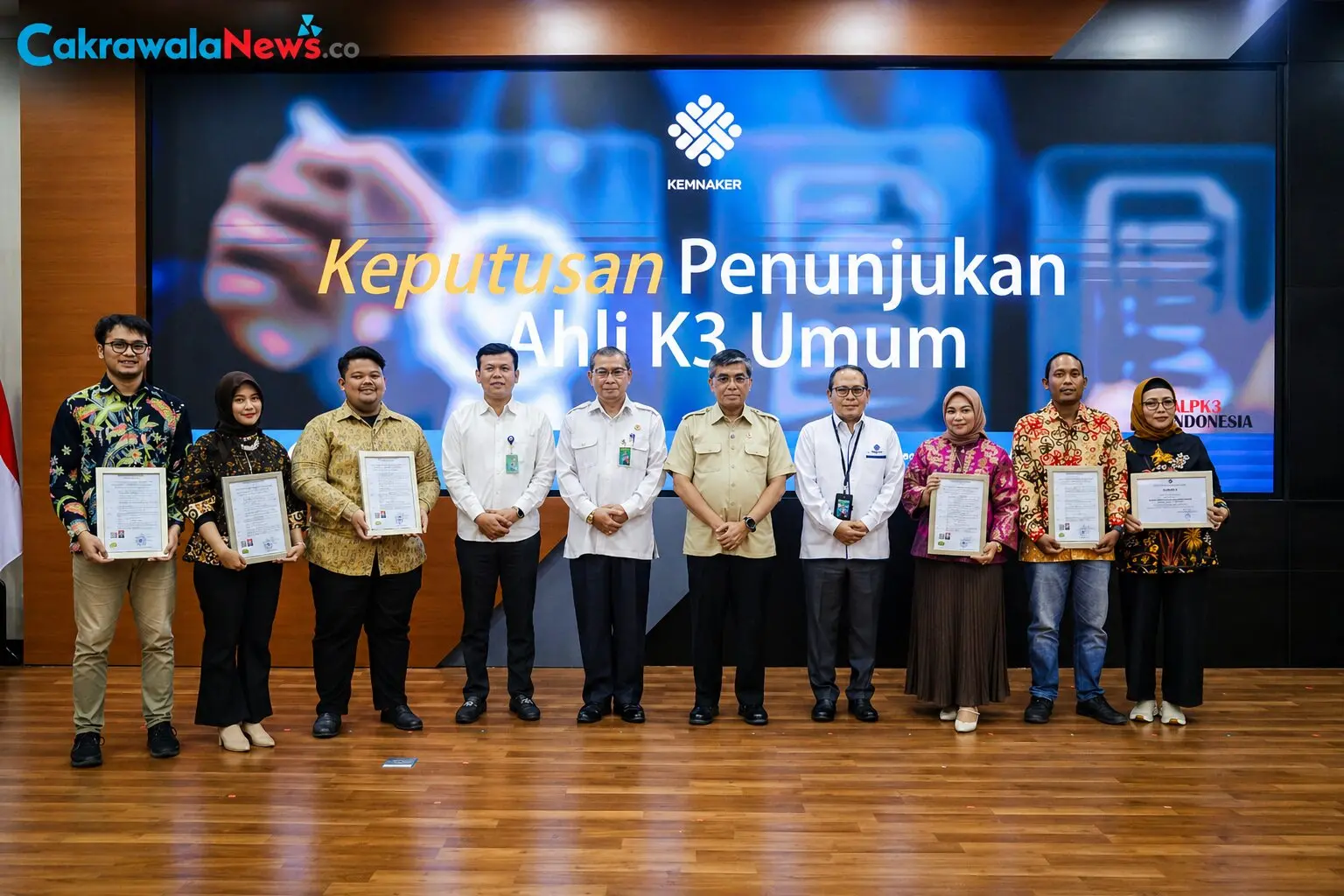 kemnaker percepat sertifikasi 2100 ahli k3 batch ii