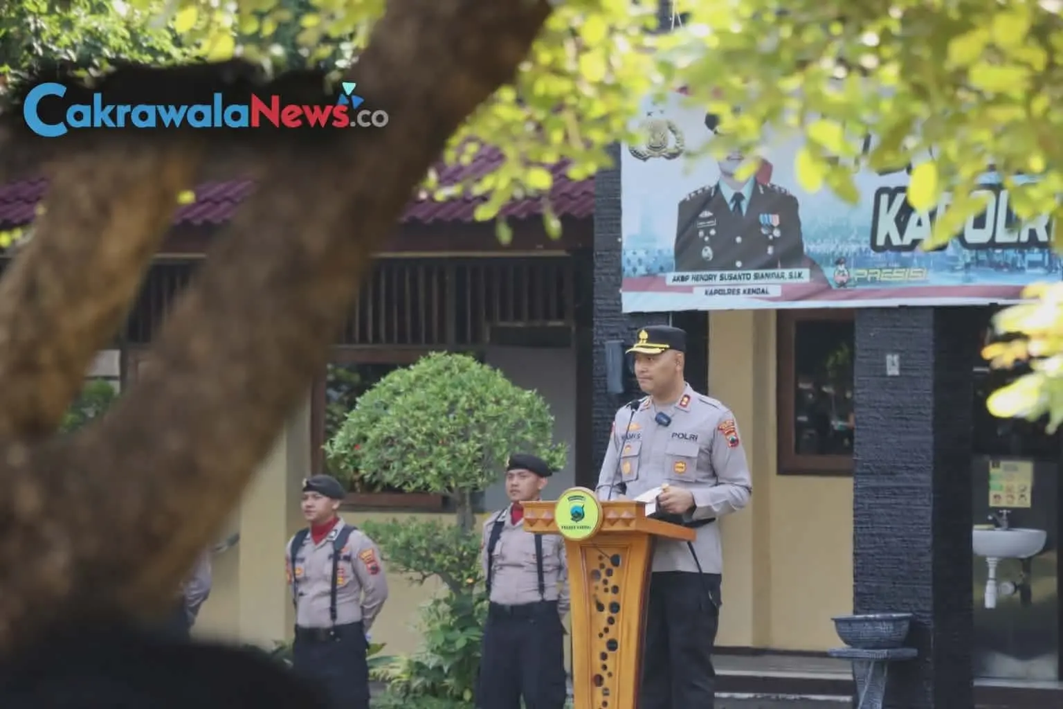 upacara hari kesadaran nasional 2026 di polres kendal