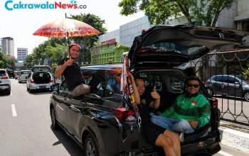 gelombang aksi ojol surabaya tuntut sistem aplikasi lebih adil