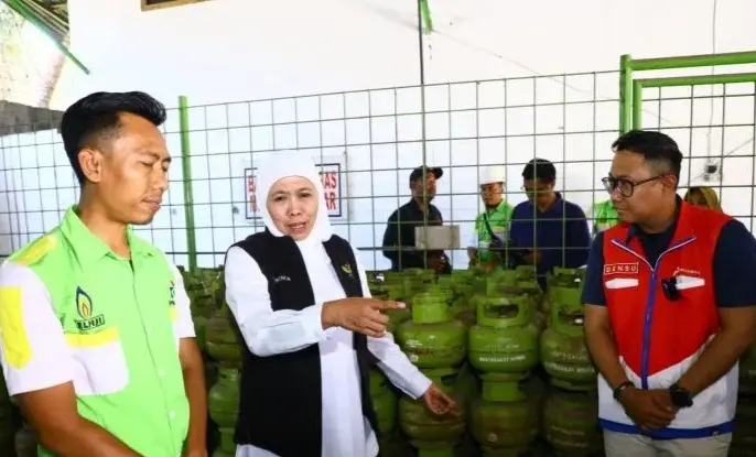 Gubernur Khofifah Ajak Warga Bijak Gunakan LPG d