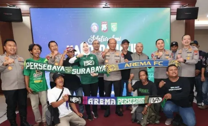 Kapolda Jatim Ajak Aremania dan Bonek Sinergi