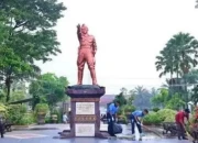 Sinergi Lanud Iswahjudi dan Pemkot Madiun Percantik Kawasan Alun-Alun