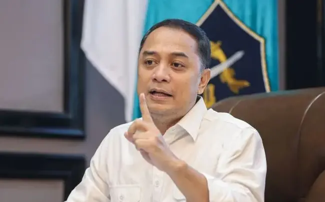 Wali Kota Surabaya Eri Cahyadi ..