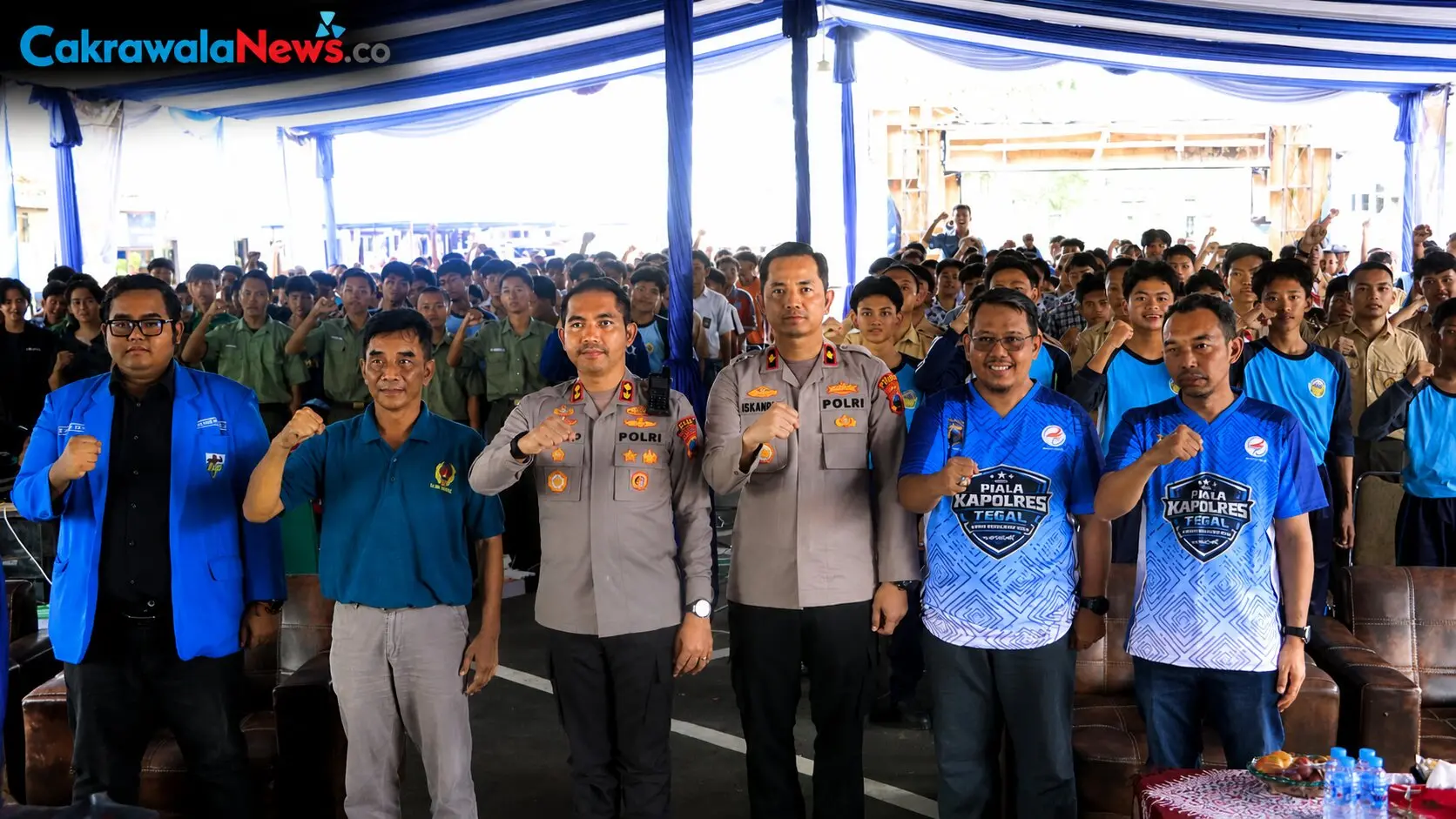 polres tegal gelar apel siaga dan grand final esports may day 2026