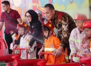 Anak-anak Surabaya Kini Bisa Jadi “Damkar Cilik”, Belajar Padamkan Api hingga Keliling Naik Mobil Pemadam