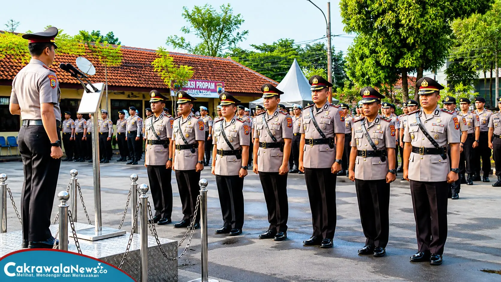 Polres Tegal Lakukan Rotasi Jabatan, Perkuat Kinerja dan Pelayanan Publik