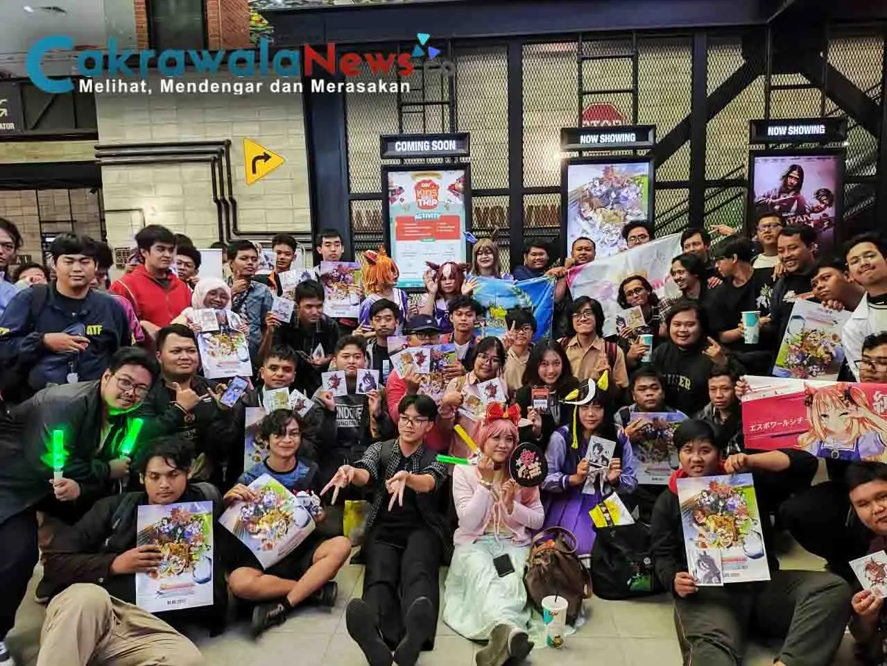 fans screening Uma Musume Surabaya