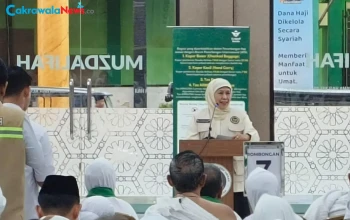 Khofifah Lepas Kloter Terakhir Haji Embarkasi Surabaya Tahun 2026