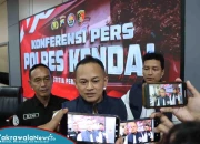 konfersi pers polres kendal