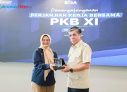 Menaker Dorong Hubungan Industrial Harmonis Lewat Penandatanganan PKB XI Telkom