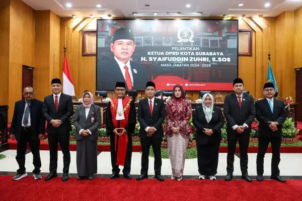 Pelantikan Ketua DPRD Kota Surabaya