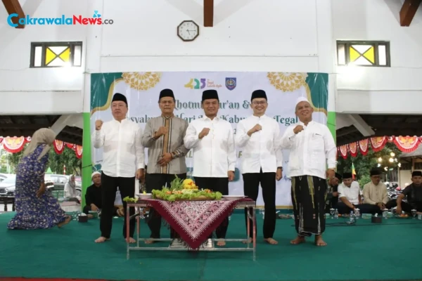Peringati Hari Jadi ke-425, Pemkab Tegal Gelar Khotmil Quran dan Tasyakuran di Pendopo Bupati