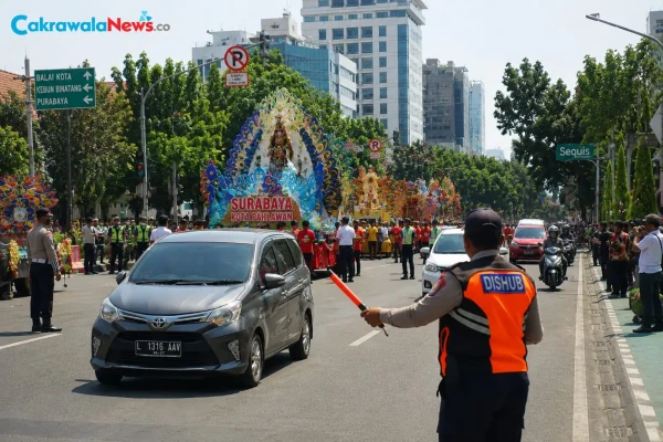 Surabaya Vaganza 2026 Digelar Akhir Pekan Ini, Dishub Siapkan 15 Titik Parkir dan Rekayasa Lalu Lintas