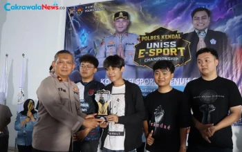 Polres Kendal dan UNISS Gelar Turnamen Mobile Legends diikuti 64 Tim E-Sport