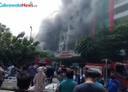 Puluhan Pasien Dievakuasi Saat Kebakaran Gedung Jantung RSUD Dr Soetomo Surabaya