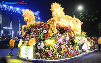 Ribuan Warga Padati Surabaya Vaganza 2026 Festival of Lights di Kota Pahlawan