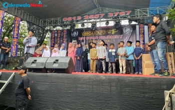 Santunan Anak Yatim Warnai HUT Ke-1 DPP Squad Solidarity Tegal Raya di Dukuhturi