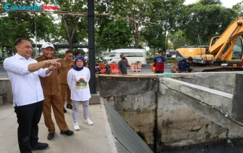 Wali Kota Eri Cahyadi Tinjau Rumah Pompa Baru Pengendali Banjir di Surabaya Selatan