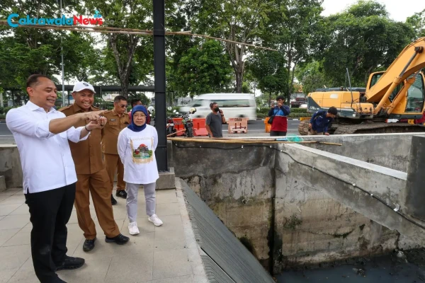 Rumah Pompa Baru Surabaya Dikebut Target Bebas Banjir Akhir 2026