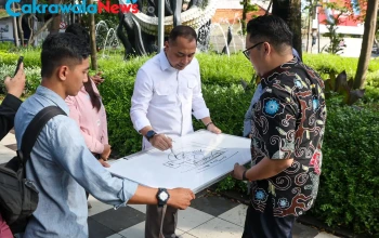 DPRKPP Surabaya Prioritaskan Penataan Area Plaza dan Lingkungan Luar Kebun Binatang Surabaya