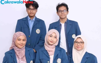 5 Mahasiswa UNAIR yang melakukan riset Vonis di Balik Layar: Eskalasi Kekerasan Gender Relasi Digital Menuju Femisida". (Foto: Humas UNAIR)