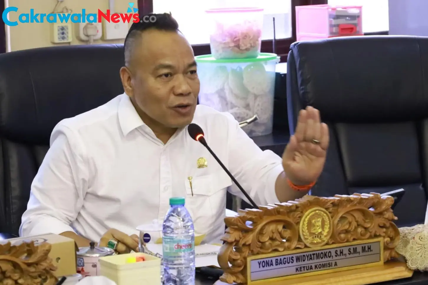 Ketua Komisi A Yona Bagus Widyatmoko. Foto: (Tim Cak Yebe)