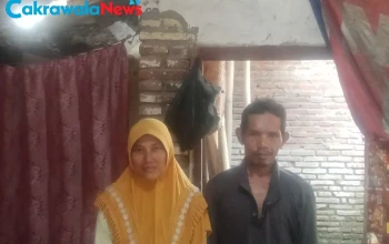 Kondisi Rumah Hadi Wibowo Pedagang Cilok Keliling di Desa Kepandean Tegal yang Memprihatinkan
