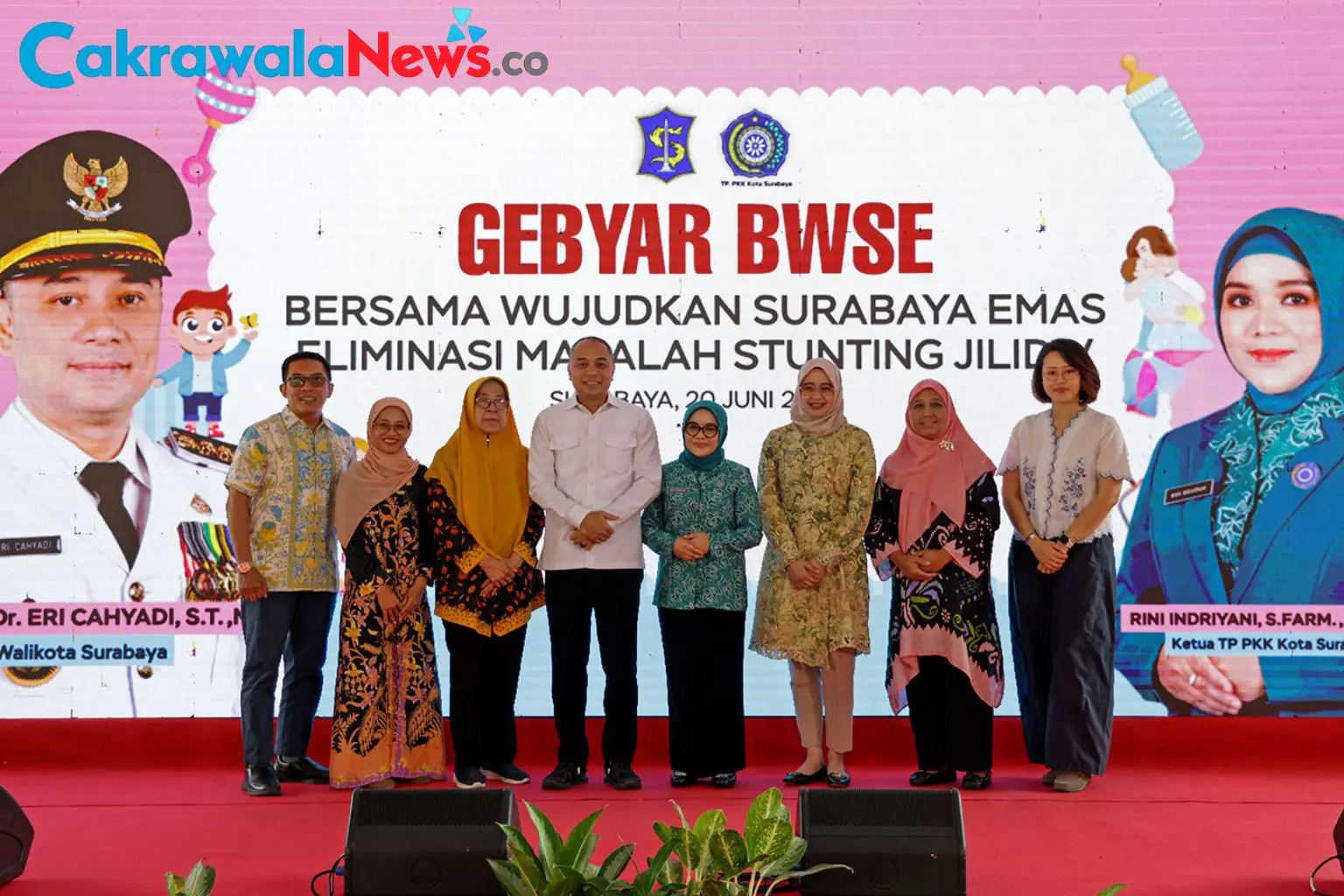 Peluncuran Program BWSE Jilid V untuk Pencegahan Stunting di Surabaya