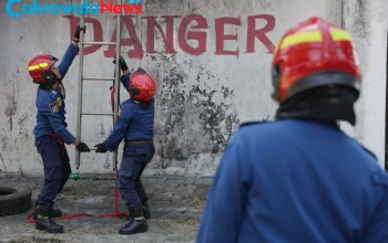 Pemkot Surabaya Cetak Personel Damkar Bersertifikat melalui Pelatihan Firefighter Level 2