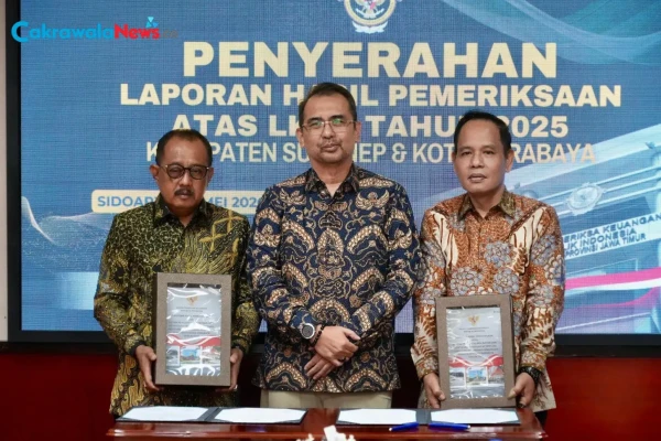 Pemkot Surabaya Raih Opini WTP 14 Kali Berturut-turut dari BPK Jatim