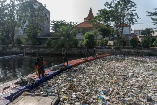 Surabaya Jadi Percontohan Nasional Program Indonesia-UEA Cegah Sampah Plastik ke Laut
