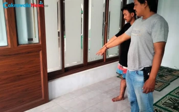 Personel Polsek Tarub Mengamankan Terduga Pelaku Pencurian Kotak Amal Mushola di Desa Mangunsaren Kabupaten Tegal