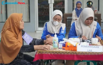 Polres Tegal Gelar Cek Kesehatan Gratis untuk Masyarakat di Car Free Day Alun Alun Hanggwana Slawi Hari Bhayangkara 80 Tahun 2026